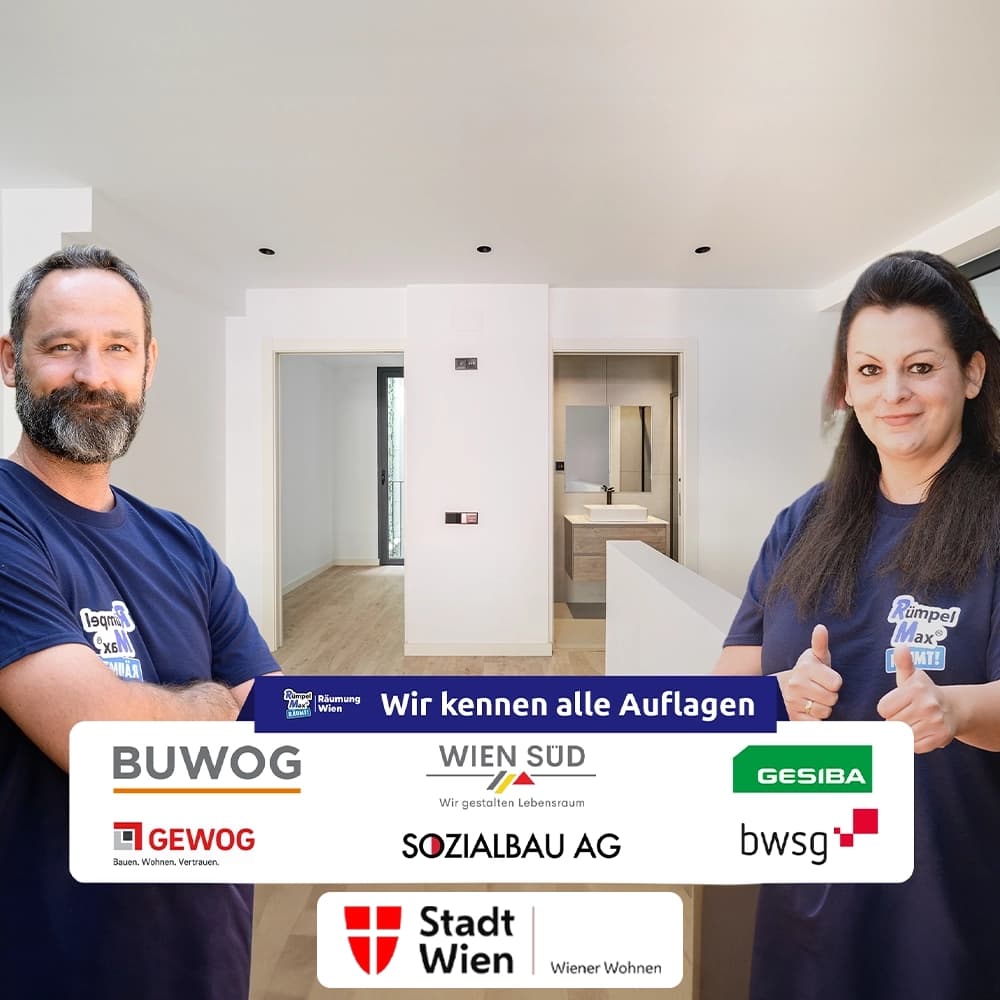 Team von Rümpel Max bei einer diskreten Entrümpelung