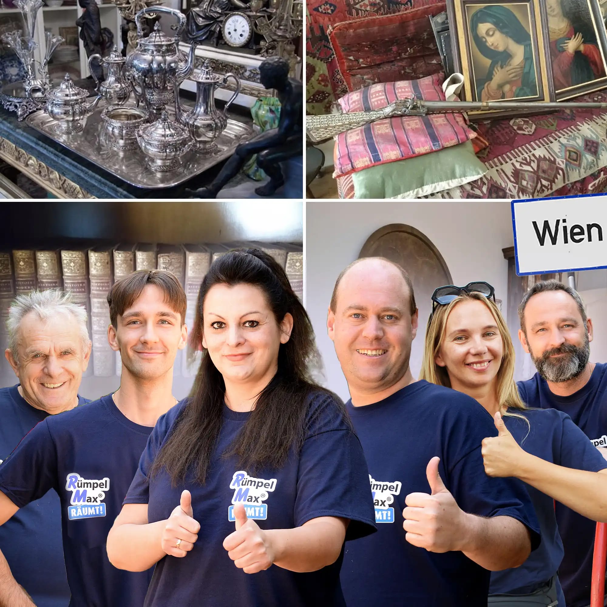 Team von Rümpel Max bei der Entrümpelung