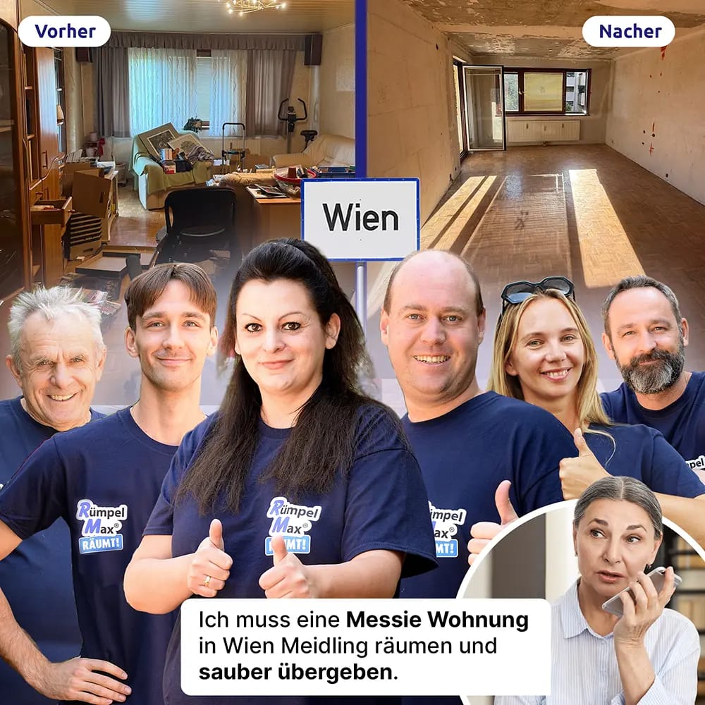 Team von Rümpel Max bei der Entrümpelung