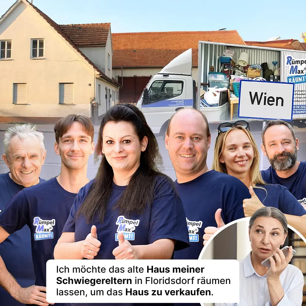 Team von Rümpel Max bei der Entrümpelung